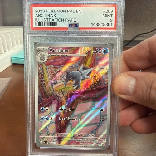 PSA 9 Arctibax 209/193 Illustration Rare Pal En-paldea Evolved Pokemon🔥📈