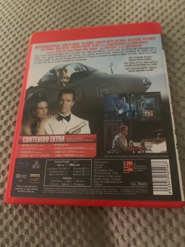 True Lies (Blu-Ray, 1994) Arnold Schwarzenegger, Jamie Lee Curtis Region Free - Image 2 of 2