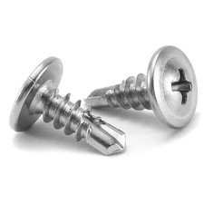 8 X 1/2" Sheet Metal Screws 500PCS 410 Stainless Steel Truss Head Fast Self