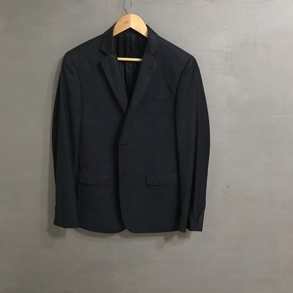 Men Pal Zileri Suit Black Wool 40 /L / 48 #1VT1