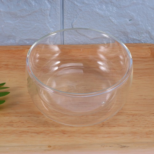 Double Glass Bowl Clear Chawan Pudding Basins for Steaming Dessert - Bild 9 von 11