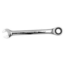 1/2" 12-Point Straight Head 100-Teeth Ratcheting Combination Wrench