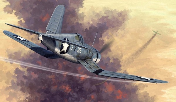 Hobby Boss F4U-1 Corsair Early Version Model Kit (1/48 Scale) (Us Import)-image