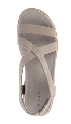 Merrell Juno Backstrap Moon J001114 Sandal Women's Sz 10 Taupe Hiking Outdoors