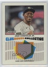 2026 Topps Heritage Clubhouse Collection Relics Jazz Chisholm Jr #CCR-JCJ 1i3j