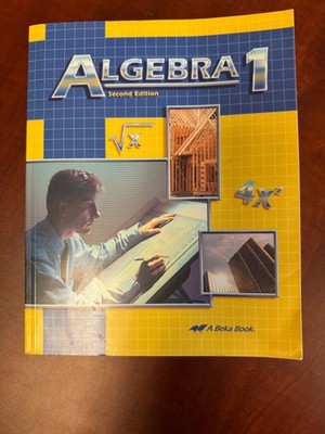 A Beka Algebra 1 - 2nd Edition Inc. Daily Lessons Book
