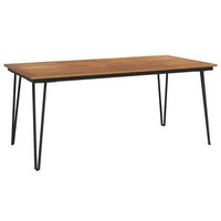 Gartentisch Haarnadel-Tischbeine 180X90X75 Cm Akazie Massivholz
