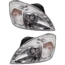 Headlight Set For 2009 2010 2011 Kia Rio Left and Right With Bulb 2Pc
