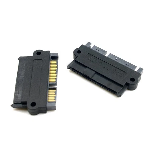 SFF-8482 Computer Cable Connectors SAS to SATA 22 pin HDD Raid Adapter