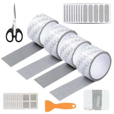   4 Rollen Fliegengitter Reparatur Klebeband 5cm x 2m, Insektenschutz Set...
