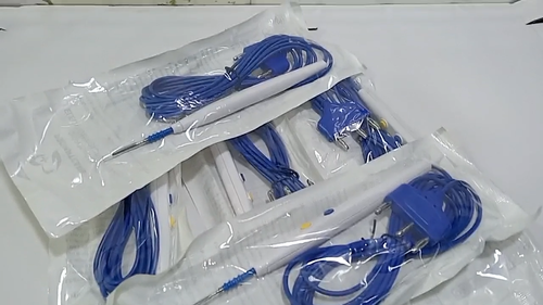 Electrosurgical Pencil Pen Electrocautery Laparoscopy Unit Accessory Set 50Pc - Video 1 of 1