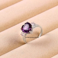 Alexandrite Ring, June Birthstone, 925 Sterling Silver, Engagement Ring