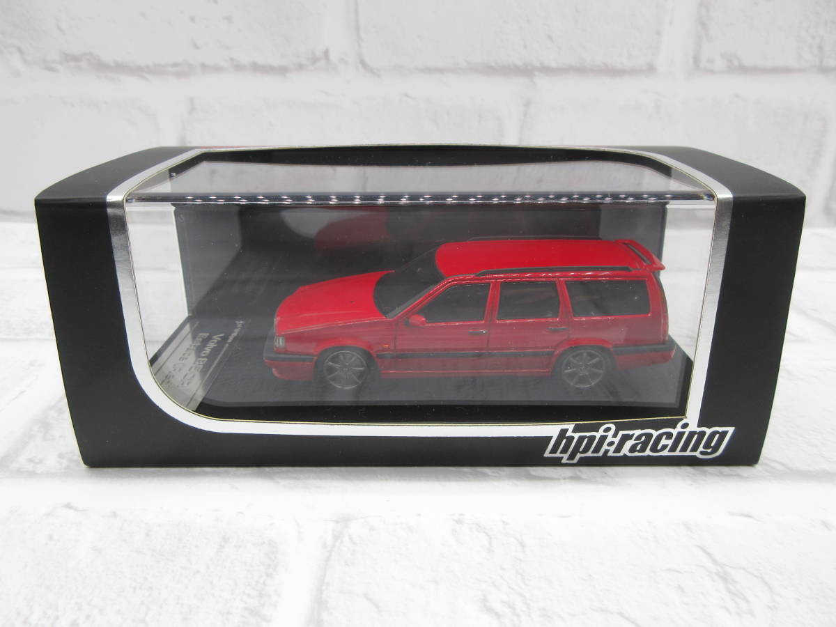 Diecast Car 1/43 hpi racing Volvo 850R Estate Red Model Car Diecast Car 1/43 hpi racing Volvo 850R Estate Red Model Car