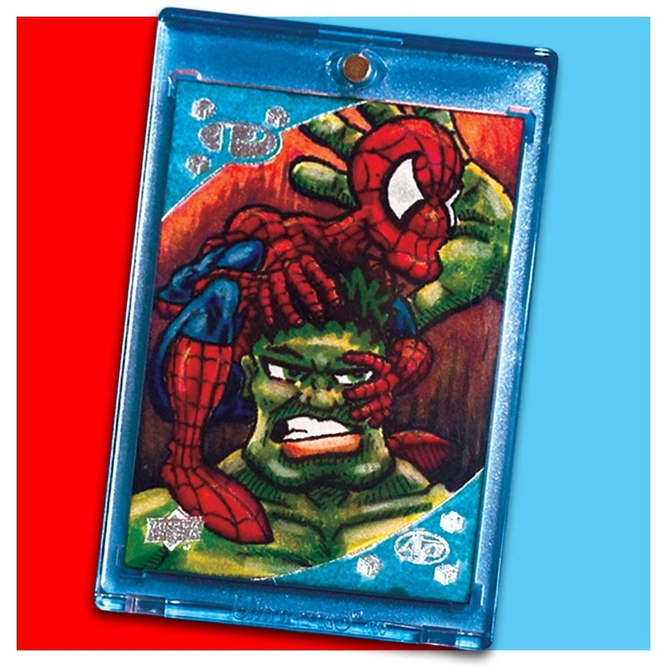 Spider-Man & The Hulk - Upper Deck - Artist Proof - Sketch Card - Image 2 of 3