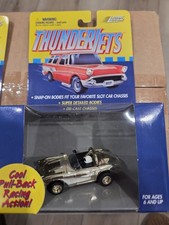 JOHNNY LIGHTNING THUNDERJET PULLBACK 57 CHEVY CORVETTE GOLD CHROME NIB