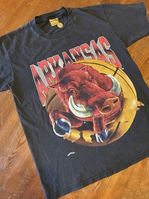 Black & red vintage Arkansas Nutmeg Breakthrough 90 s Tee Large