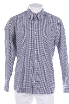 MARVELIS kariertes Hemd L blau #8165