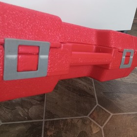LEGO 1985 Vintage Red Plastic Carrying/Storage Case Snap Lid Clean