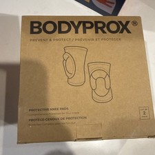 BODYPROX Protective Knee Pads, 2 Pack, Black, Large NEW