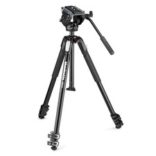 OPEN BOX   Manfrotto MVK500190X3 Tripod Kit: MVH500AH  MT190X3