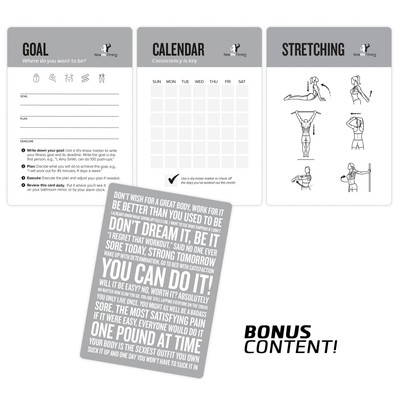 Carte Per Allenamento Con Manubri NewMe Fitness - 50 Esercizi Illustrati, Per Tonificazione E Forza - Foto 3