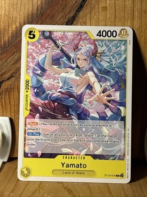 ONE PIECE Card. Yamato. ST13-016 C. J7