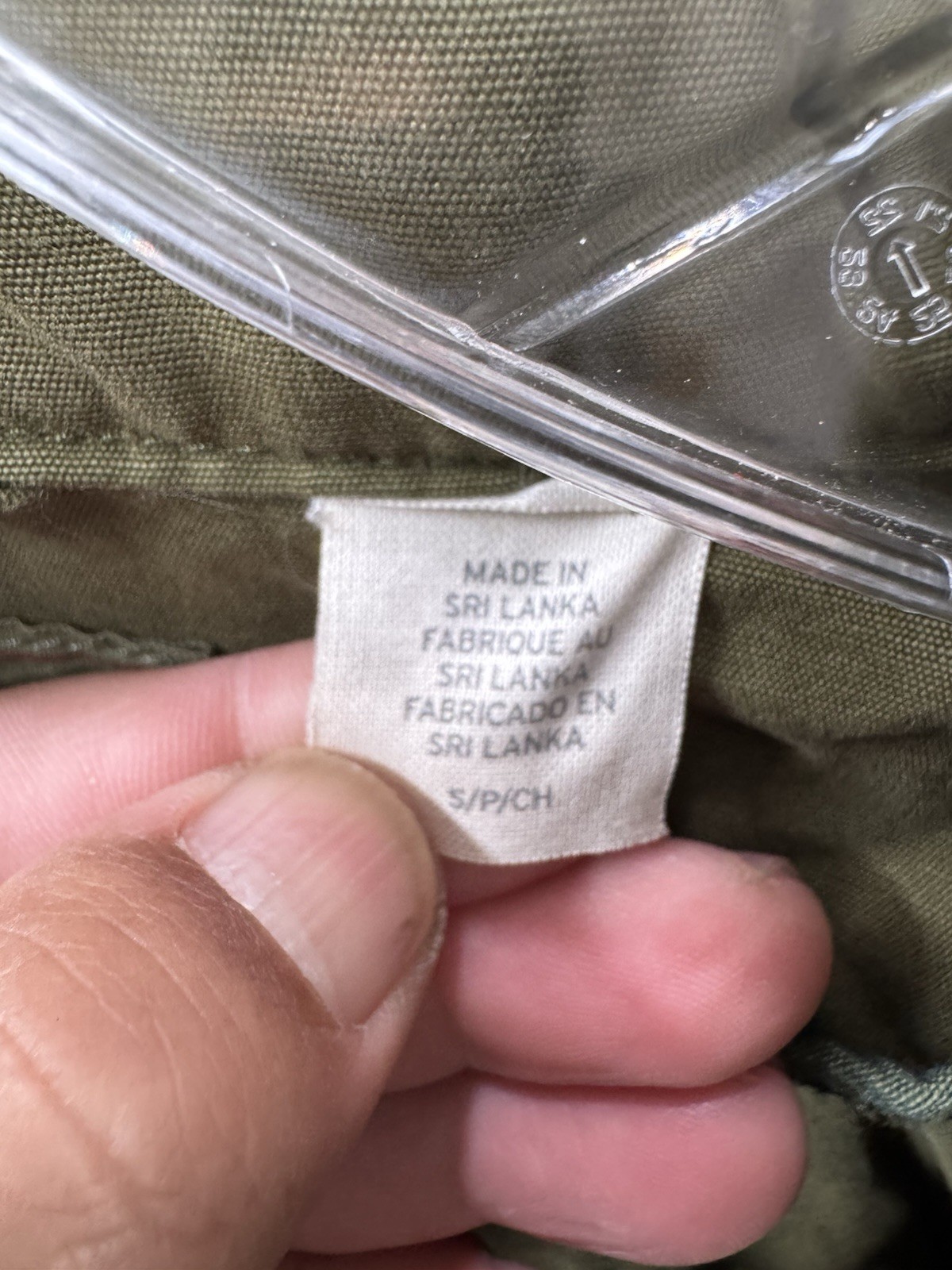 LEVI'S Full Zip Snap Button Size Small Military U… - image 14