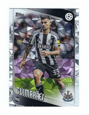 2025/26 Topps UCC UEFA #117 Bruno Guimarães Newcastle United Diamond