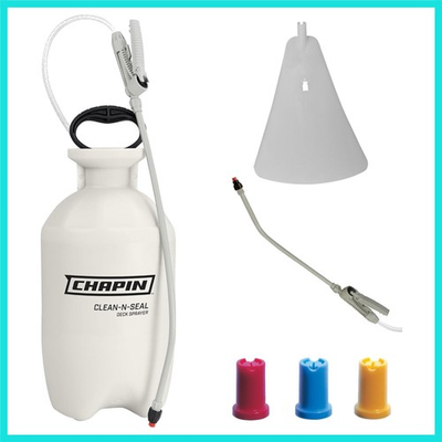 #ad Chapin 2 Gallon Clean #x27;N Seal Poly Deck Sprayer for Deck Cleaners and Transpa... $50.95