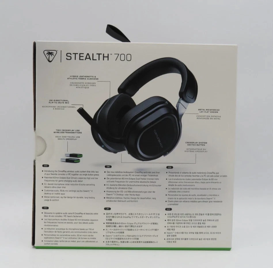 Turtle Beach Stealth 700 Gen 3 Wireless | Xbox Headset Black NEW SEALED - Image 2 of 4