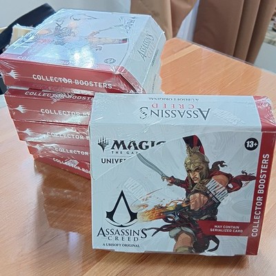 MTG Assassin s Creed Collector Booster Box ENGLISH Factory Sealed *FREE SHIPPING