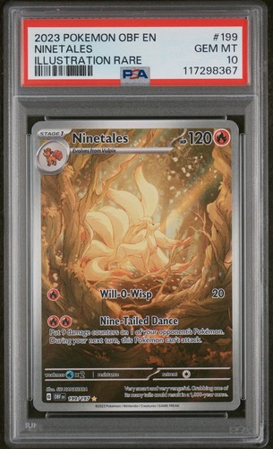 Ninetales graded PSA 10 for sale on eBay