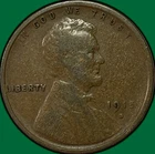 1915-S Lincoln Wheat Cent Fine F Coin #36949