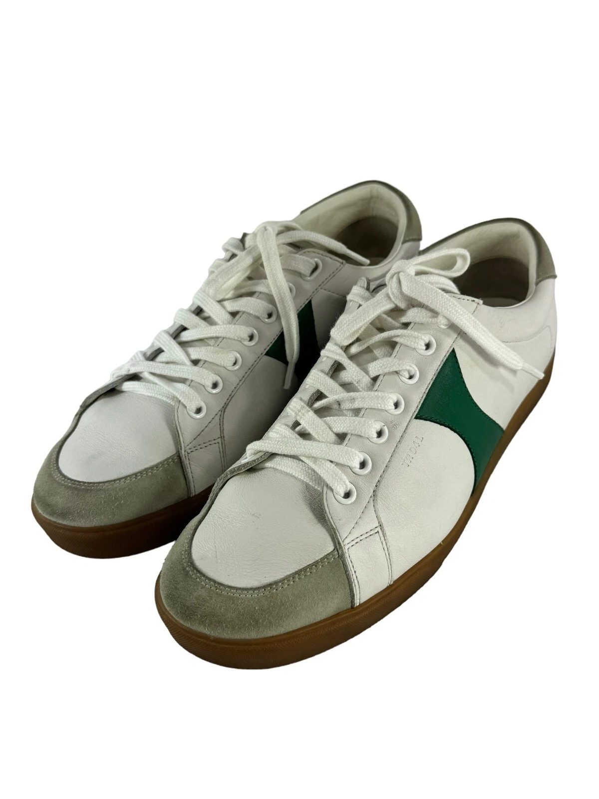 Sneakers basse da donna Celine in pelle bianca Triomphe marcate come 40 10 US