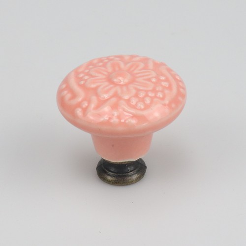 10PC Flower Ceramic Cabinet Pull Knobs Handles Wardrobe Drawer Pull Decor - Picture 21 of 24