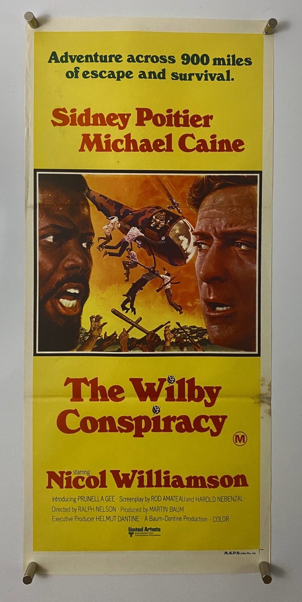 tr0722 映画ポスター ケープタウンthe wilby conspiracy WILBY CONSPIRACY Japanese B2 movie poster SIDNEY POITIER
