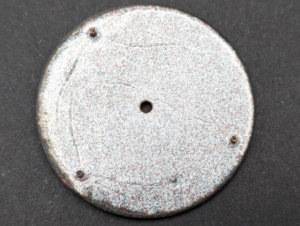 Reloj Bolsillo Vintage ELGIN Braille Lunares Elevados Esmalte Porcelana 41mm Esfera PIEZAS Foto 3 de 4