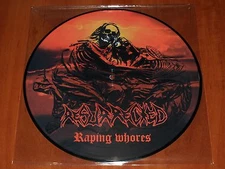 RESURRECTED RAPING WHORES LP PICTURE DISC VINYL *LTD* PERVERTED EU PRESS 1998