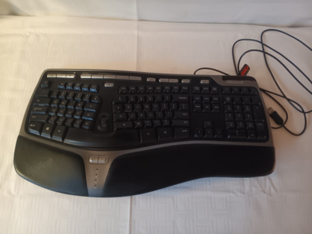 Microsoft Natural Ergonomic 4000 v1.0 Keyboard | eBay