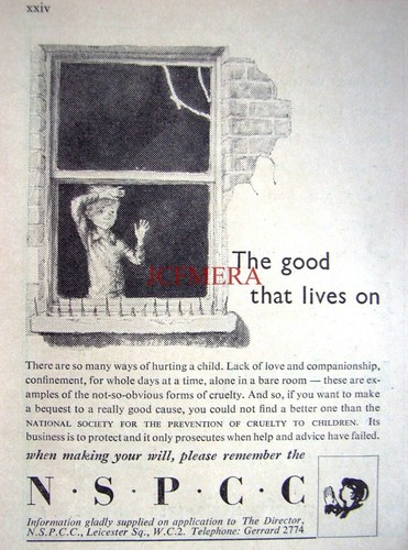 'N.S.P.C.C.' Appeal Fund Advert #2 - Small 1951 Print Ephemera