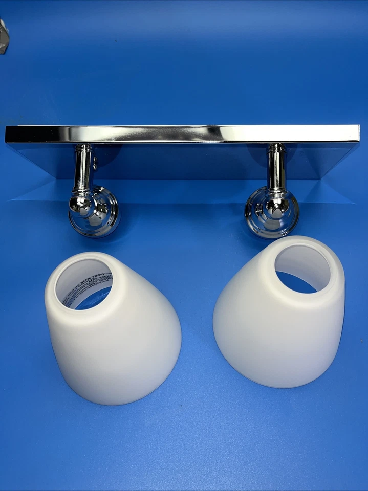 Designers Fountain - Two Light Bath Bar - Hudson Chrome. 6492-CH New - Image 4 of 4