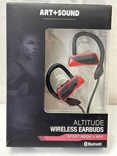 New ART  SOUND ALTITUDE WIRELESS EARBUDS SPORT HOOK  MIC R18 