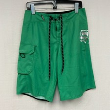 Fox Racing Recreational Surf Swim Boardshorts Green Men's 32 No Tags 