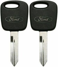 2 Transponder Chip Key Blank 4d60 For 2001 2002 2003 2004 Ford Escape H74pt