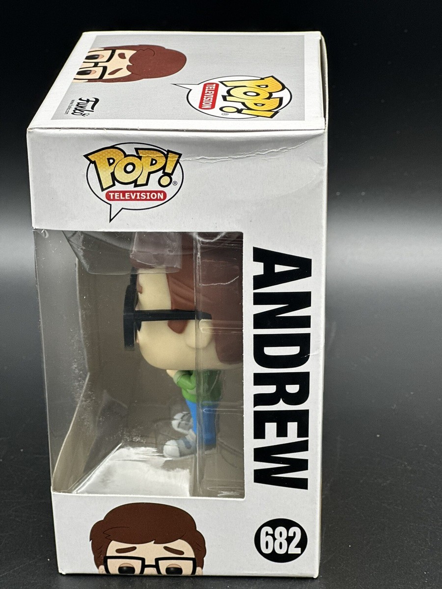 Funko Pop! Netflix Television Big Mouth Andrew #682 Vaulted Rare