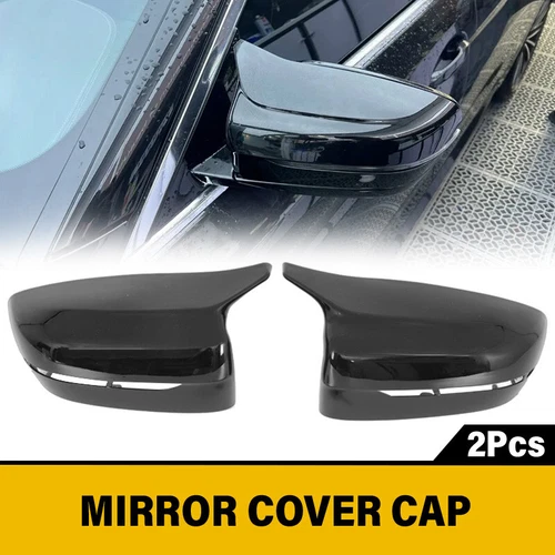 Glossy Black OX Style Mirror Cover Caps For BMW G20 G21 G22 G30 G31 G11 G14 G15