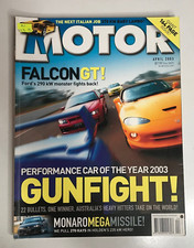 Motor April 2003  Car Magazine (Falcon GT)