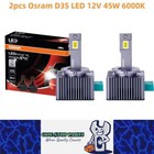 2 x OSRAM D3S LED Globes 12V 45W 6000K Headlight Original Osram D3S LED Bulbs