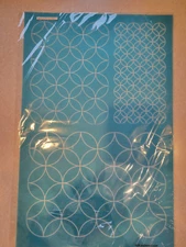 NEW Full Line Stencil Double Wedding Ring Pattern Reusable