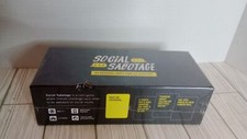 Social Sabotage: An Awkward Party Game by BuzzFeed - for Ages 17+   NEW SEALED